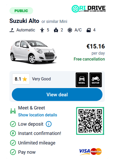 Ori drive rent a car & moto