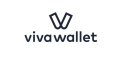 Viva Wallet logo featuring a stylized 'V' and the brand name in lowercase letters.
